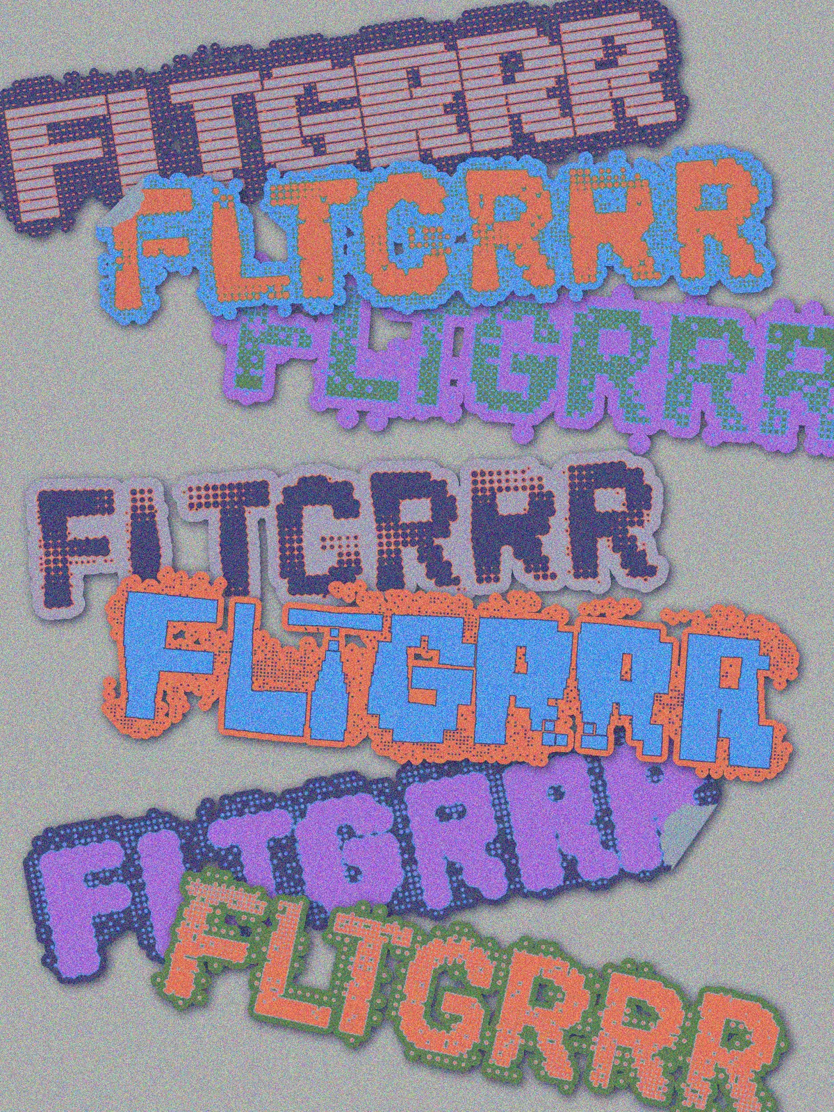 FLTGRRR stickers